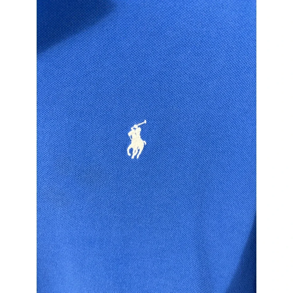 Polo‎ Ralph Lauren Polo Shirt Mens XXL Blue Yacht Club 1st Class Pique